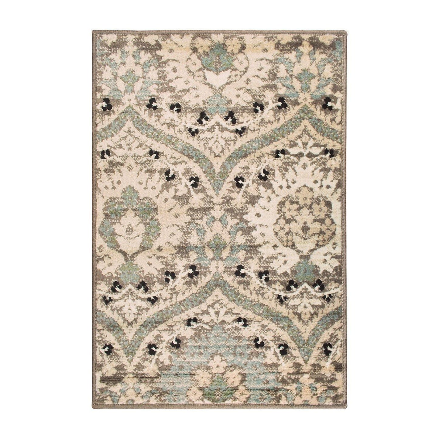 Augusta Modern Floral Cabin Setting Rug FredCo