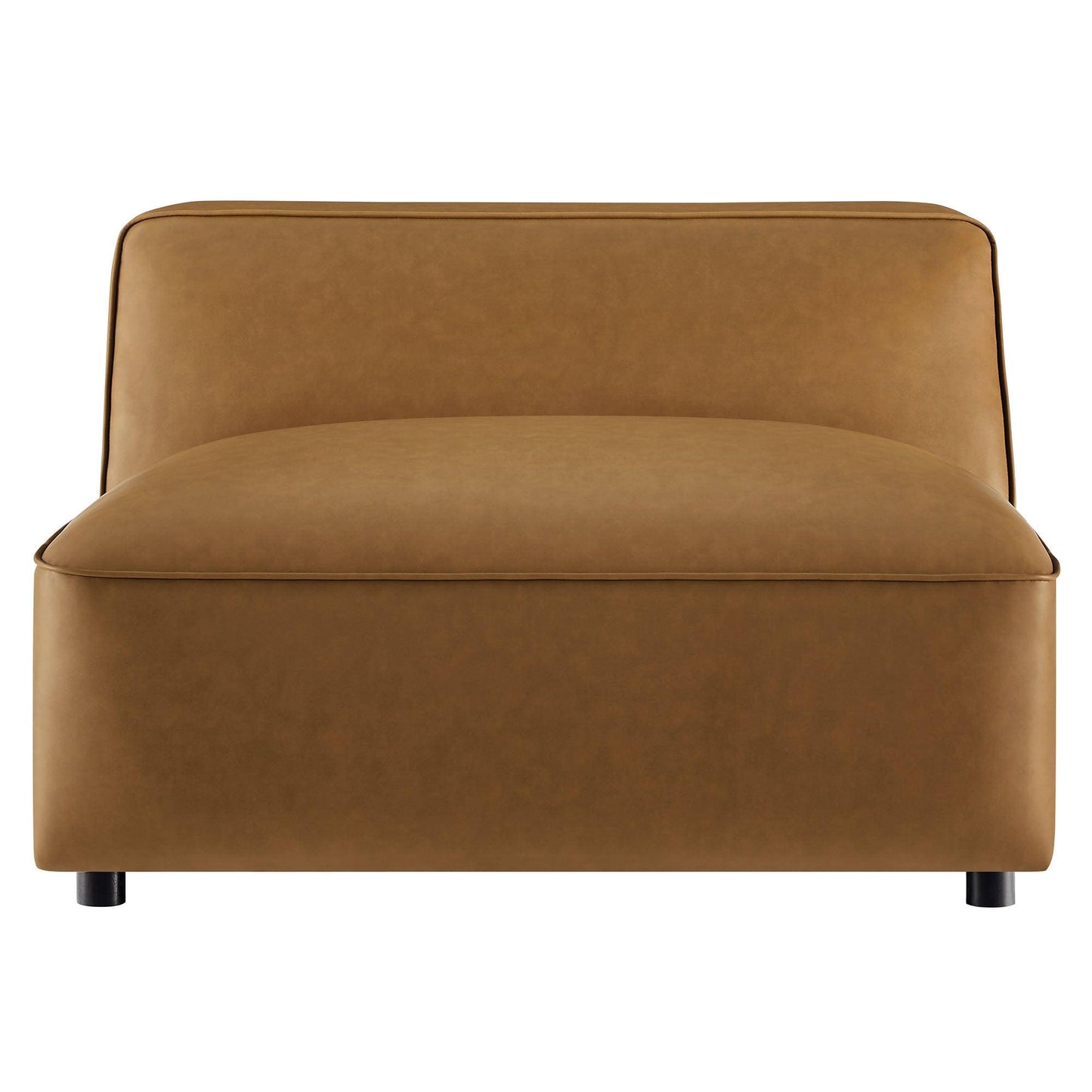 Auren Upholstered Vegan Leather Modular Armless Chair by Modway EEI-7121 FredCo
