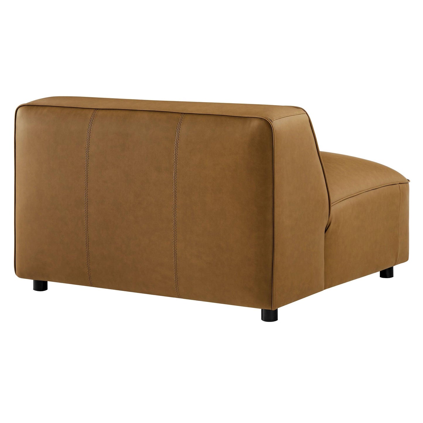 Auren Upholstered Vegan Leather Modular Armless Chair by Modway EEI-7121 FredCo