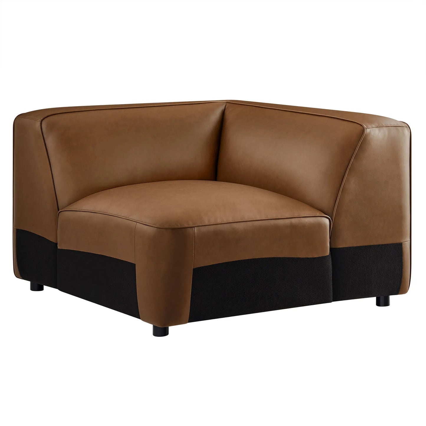 Auren Upholstered Vegan Leather Modular Corner Chair by Modway EEI-7123 FredCo