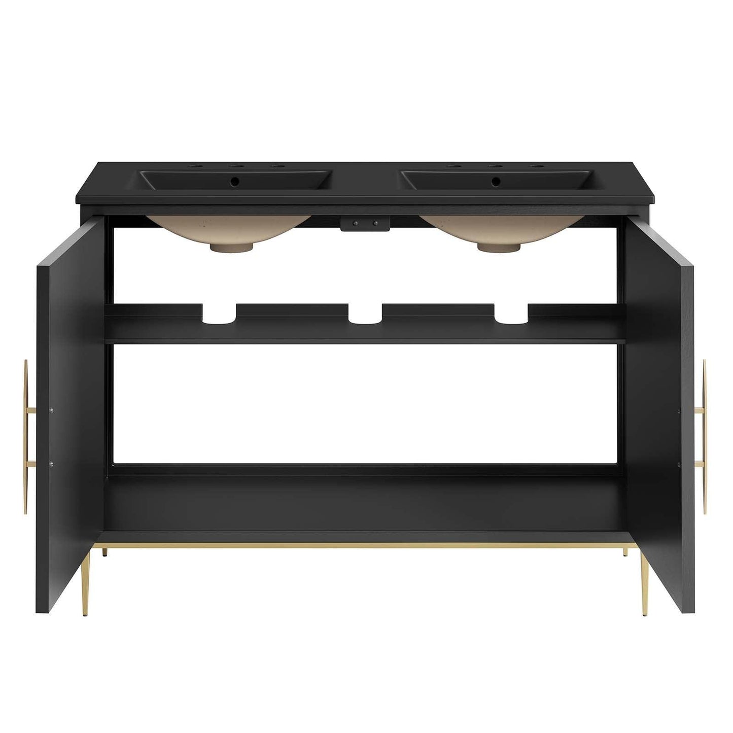 Awaken 48" Double Sink Bathroom Vanity, EEI-6307 FredCo