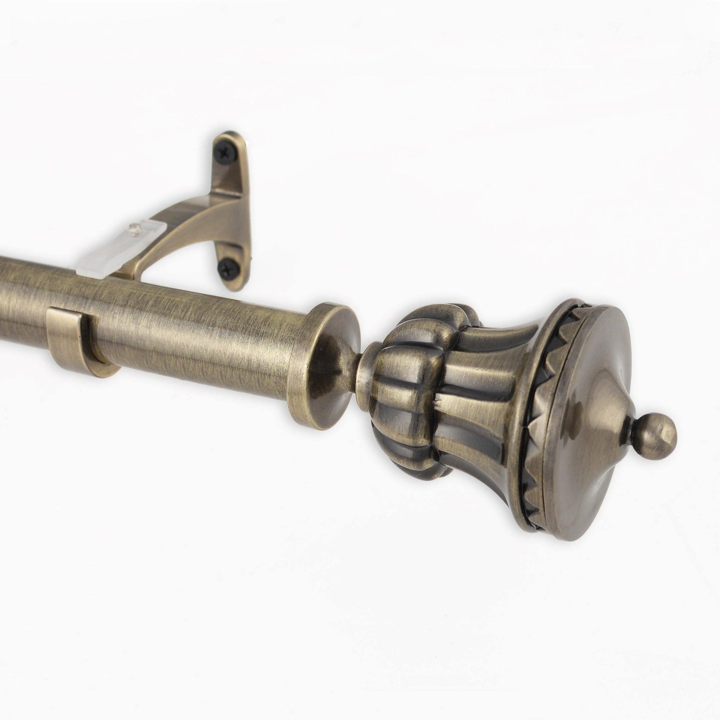 Bailey Adjustable Expandable Stainless Steel Aluminum Curtain Rod FredCo