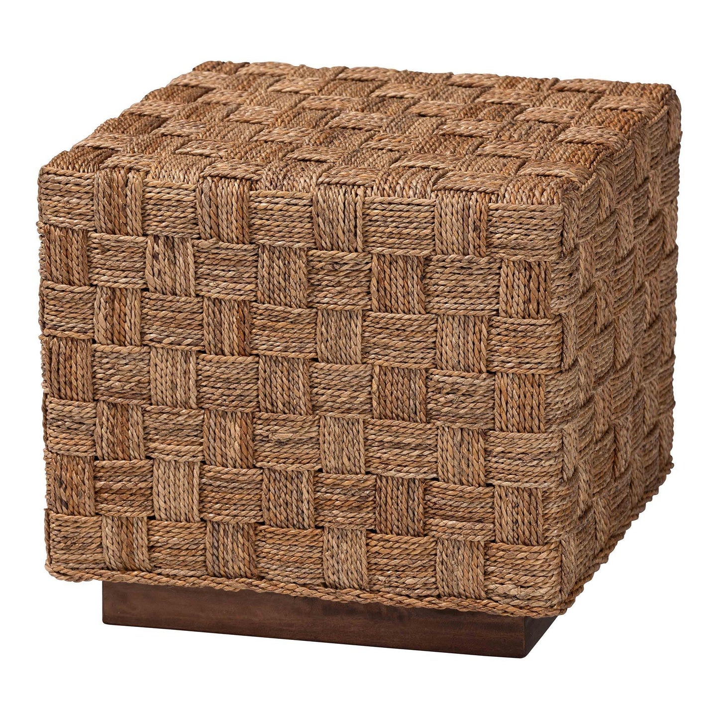 bali & pari Karina Bohemian Natural Seagrass End Table FredCo