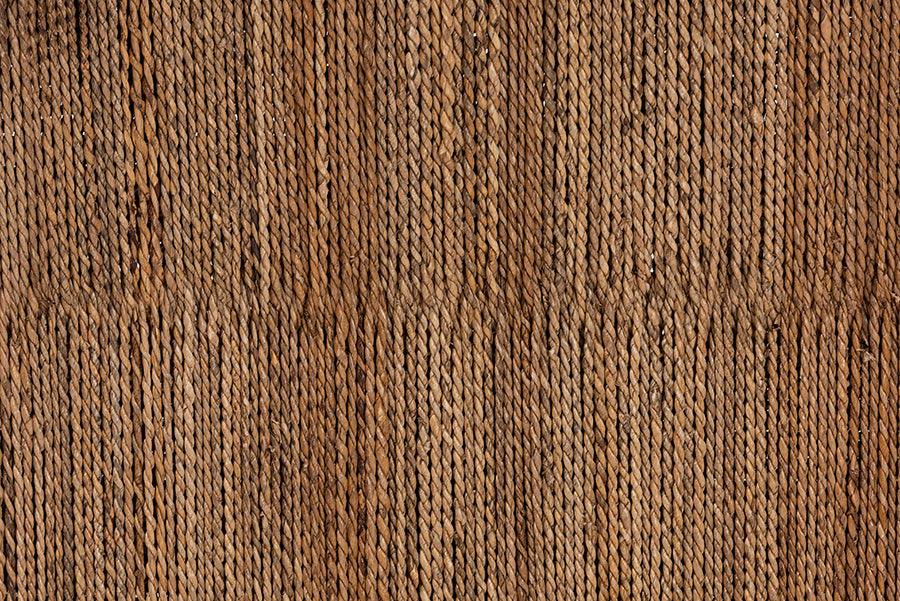 bali & pari Liza Bohemian Natural Seagrass and Wood Accent Bench FredCo