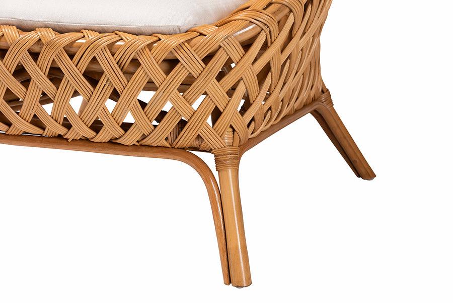 bali & pari Robista Bohemian Natural Rattan Accent Chair FredCo