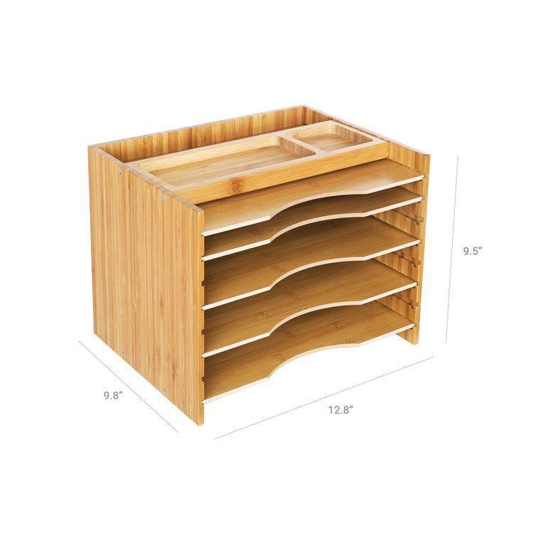Bamboo File Organizer FredCo