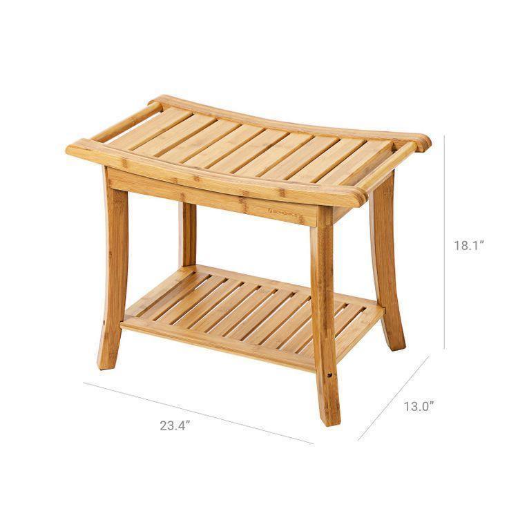 Bamboo Shower Bench FredCo