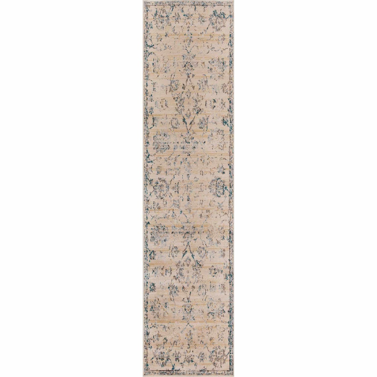 Basilio Modern Farmhouse Medallion Indoor Area Rug by Superior FredCo