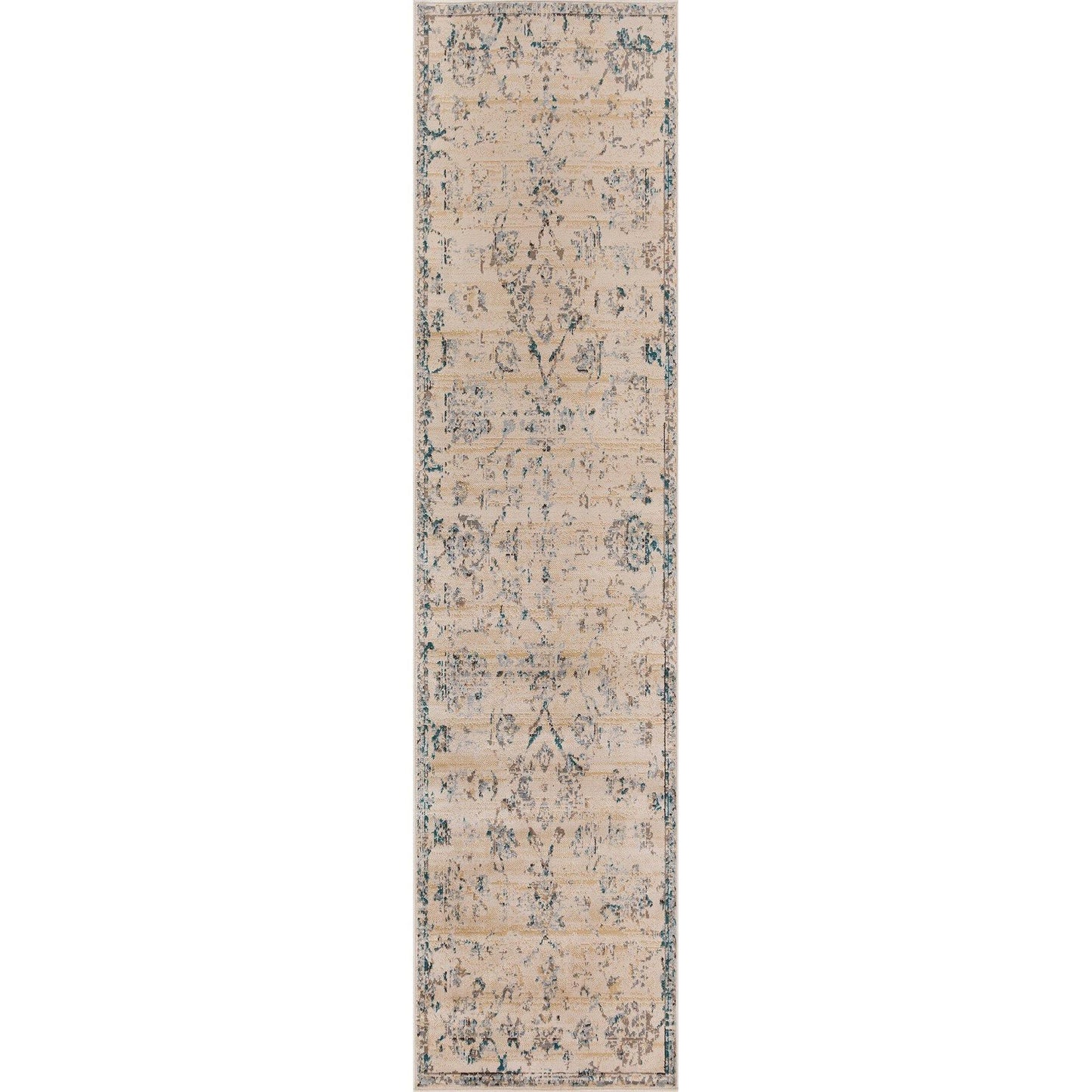 Basilio Modern Farmhouse Medallion Indoor Area Rug by Superior FredCo