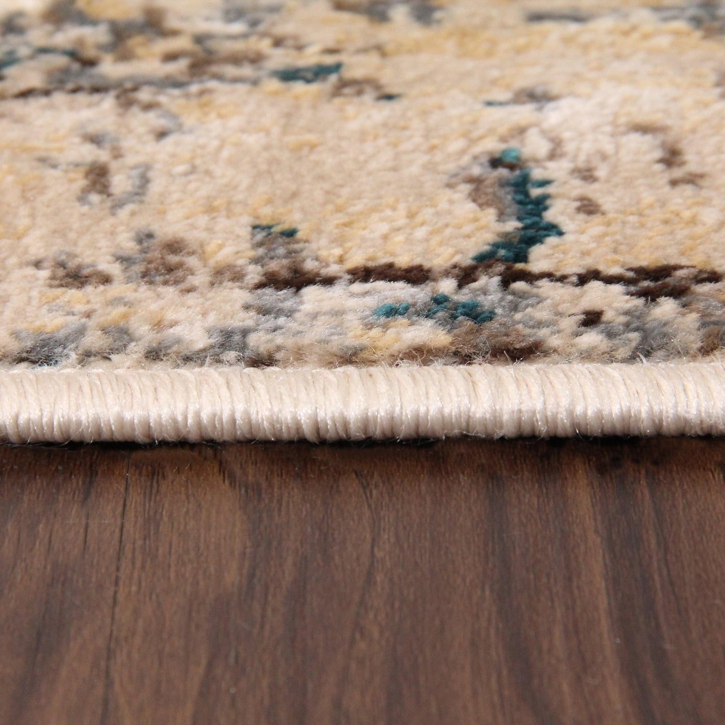 Basilio Modern Farmhouse Medallion Indoor Area Rug by Superior FredCo