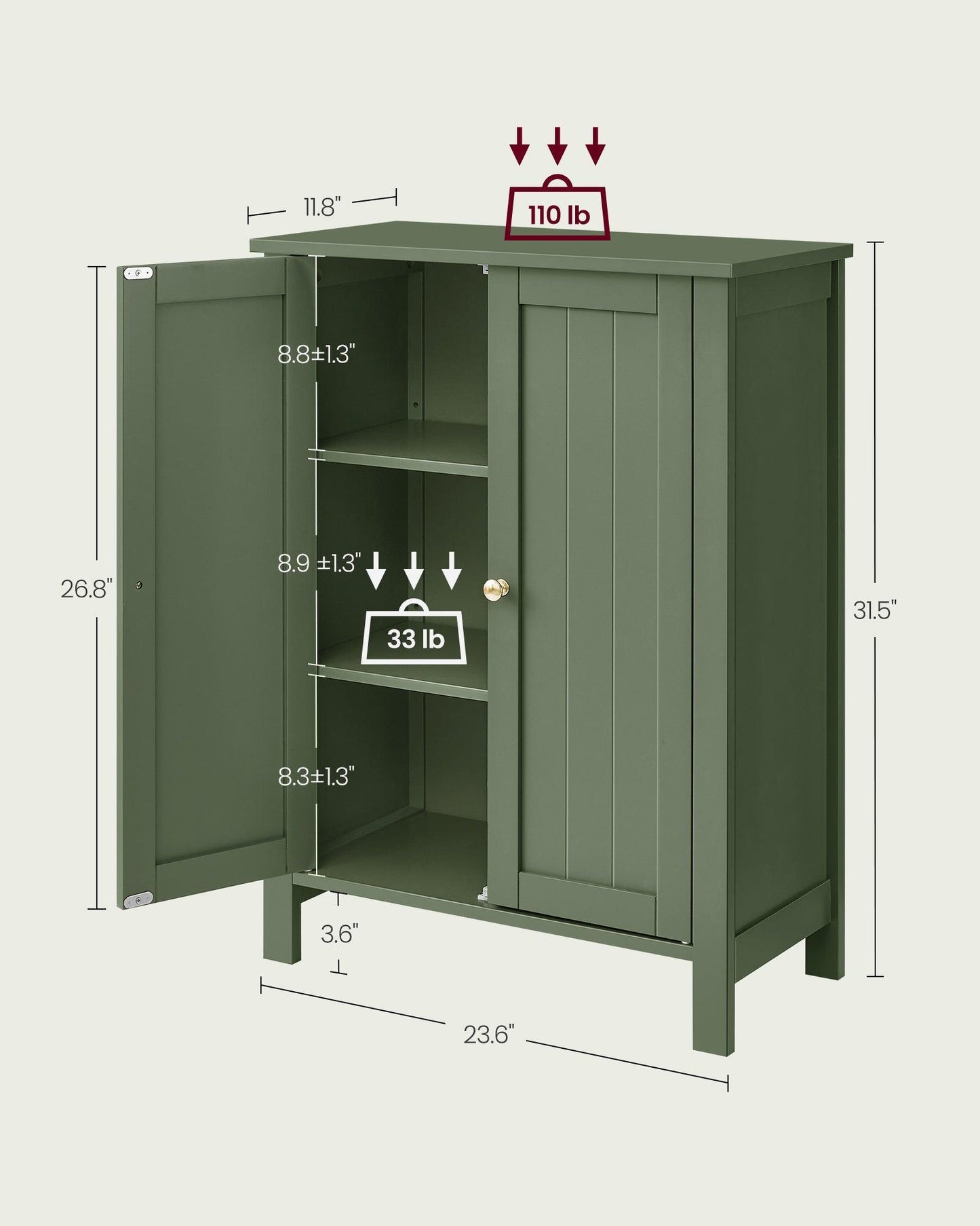 Bathroom Storage Cabinet FredCo