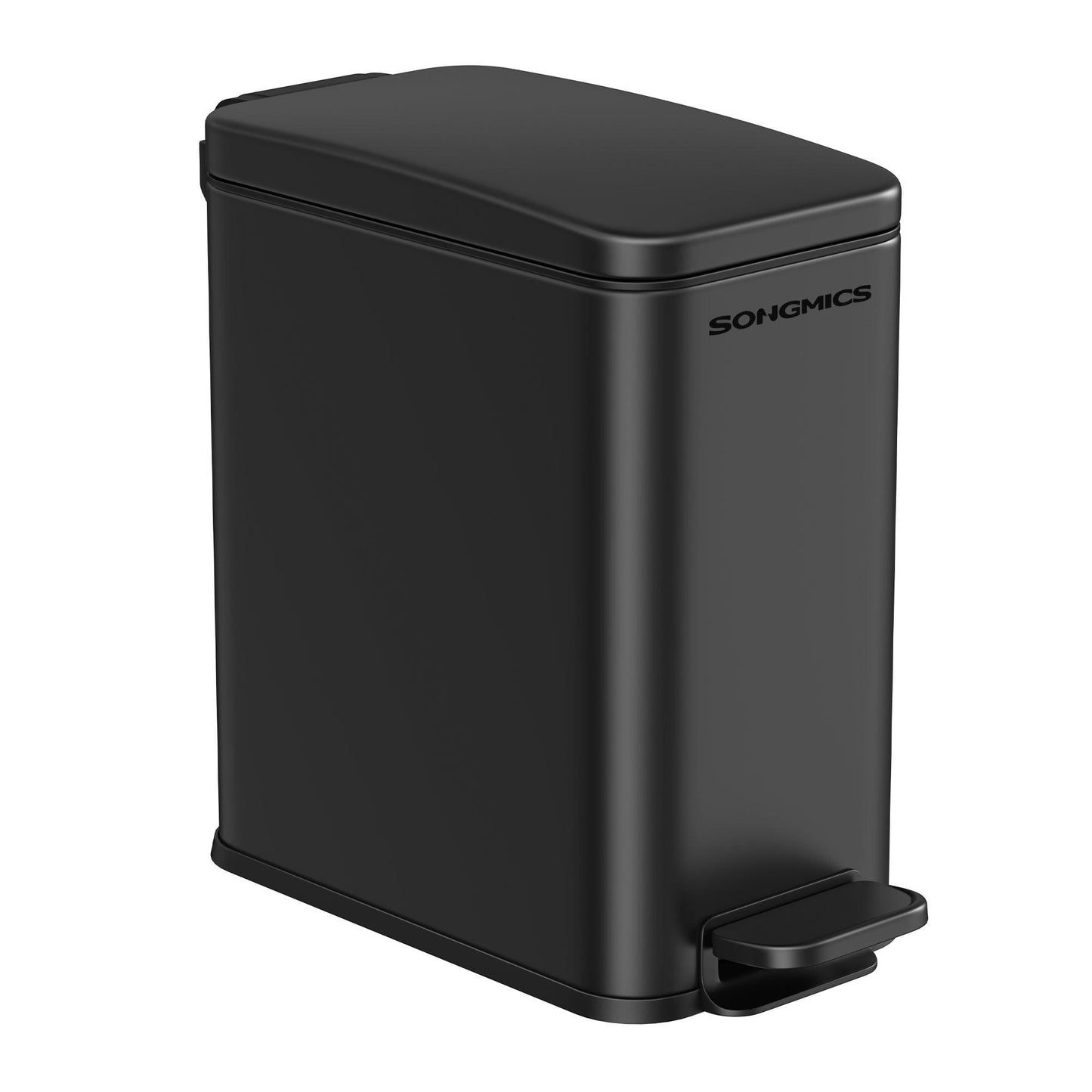 Bathroom Trash Can Ink Black FredCo