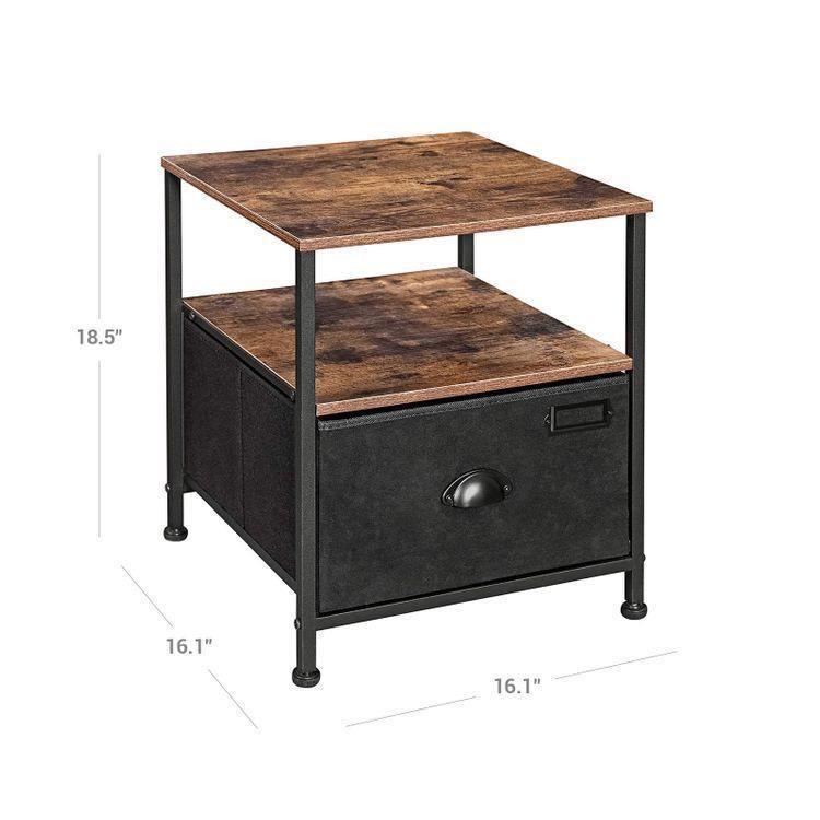 Bedside Table with Drawer FredCo