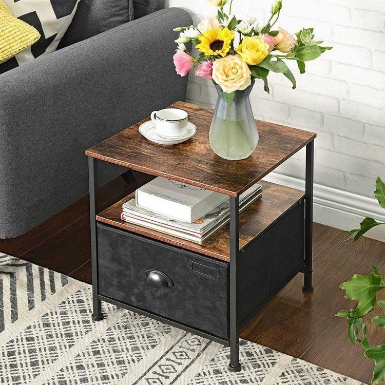 Bedside Table with Drawer FredCo