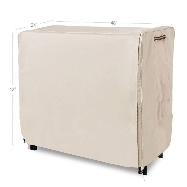 Beige Log Rack Cover FredCo