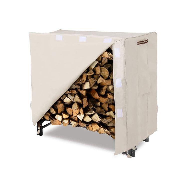 Beige Log Rack Cover FredCo