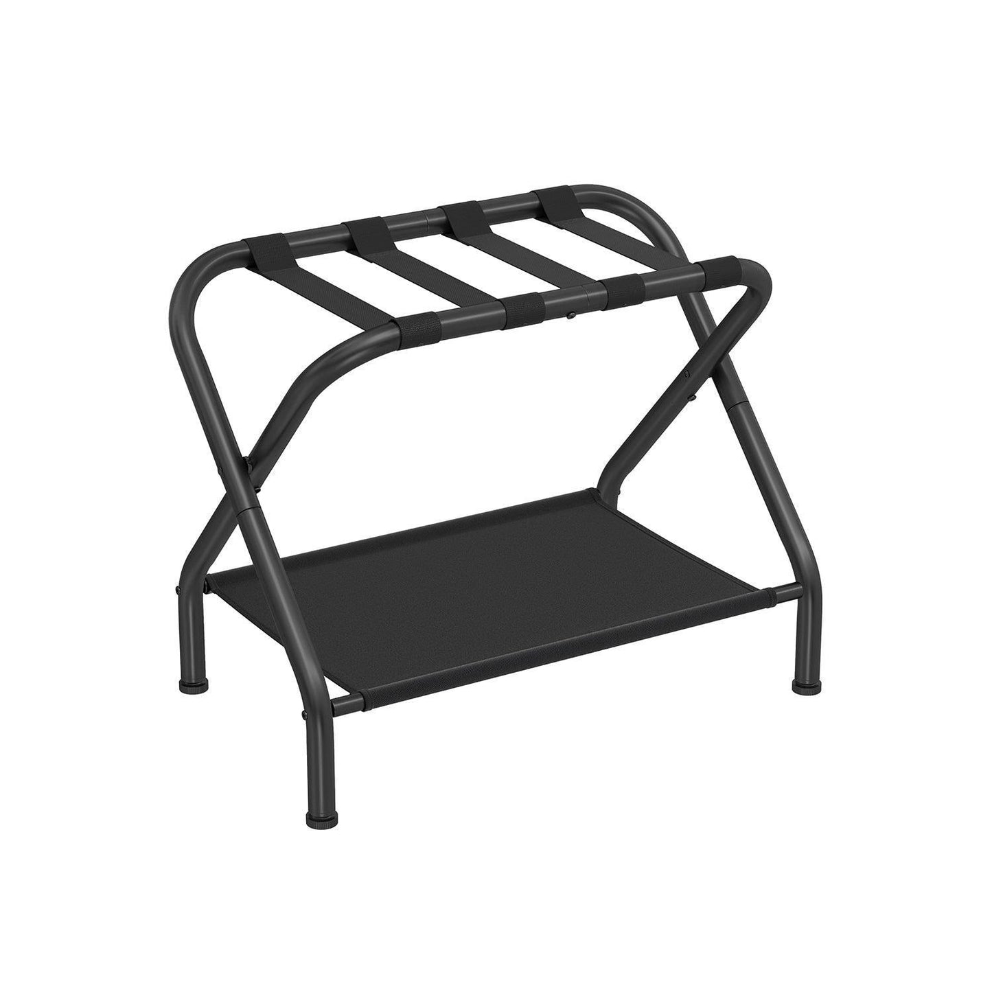 Black Foldable Luggage Rack FredCo