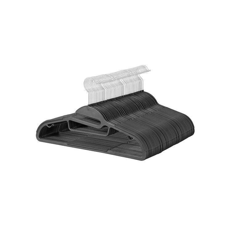 Black Plastic Hangers Set FredCo