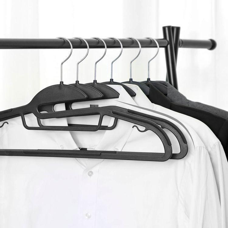 Black Plastic Hangers Set FredCo