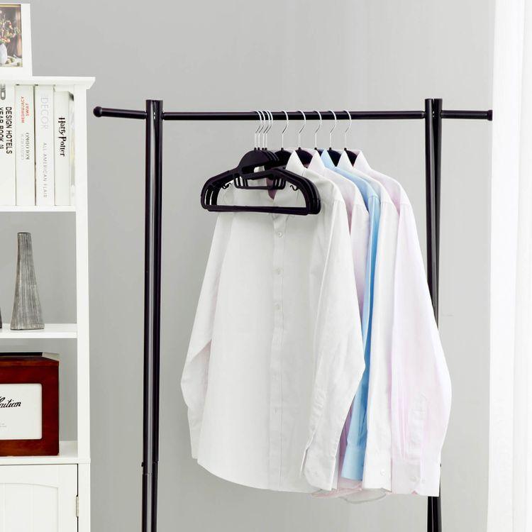 Black Plastic Hangers Set FredCo