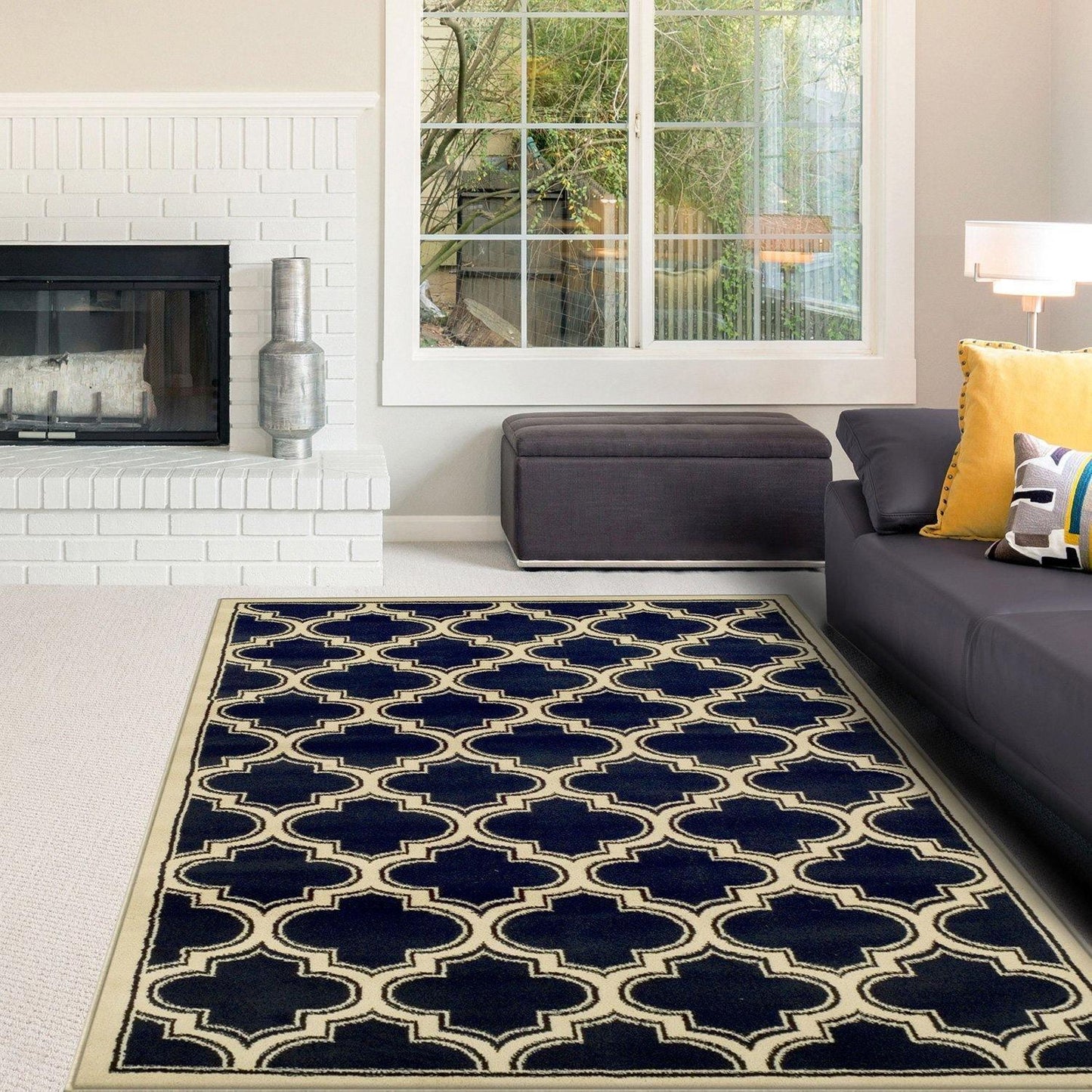 Bohemian Contemporary Trellis Rug FredCo
