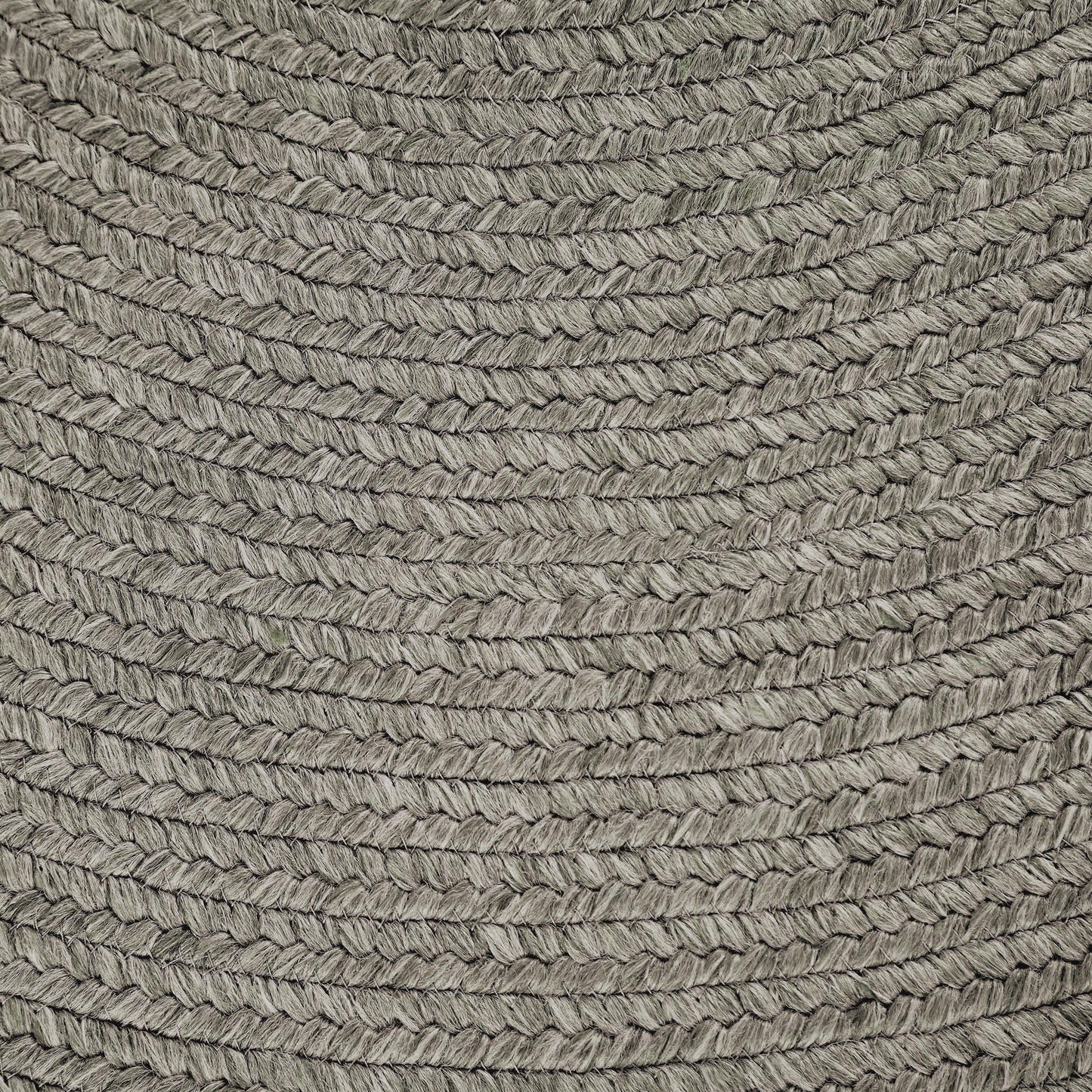 Braided Outdoor Reversible Solid Oval/Round Rug FredCo