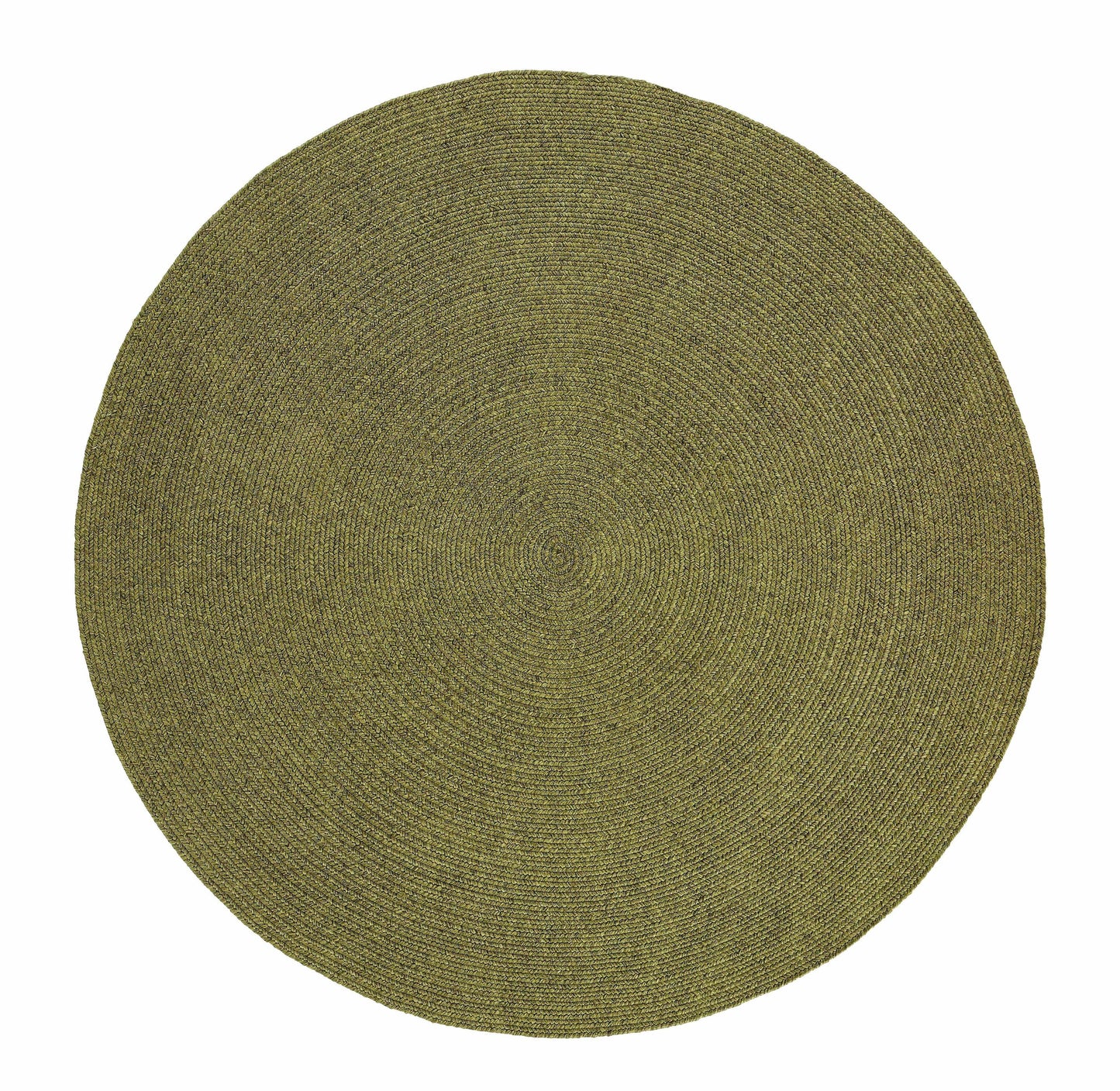Braided Outdoor Reversible Solid Oval/Round Rug FredCo