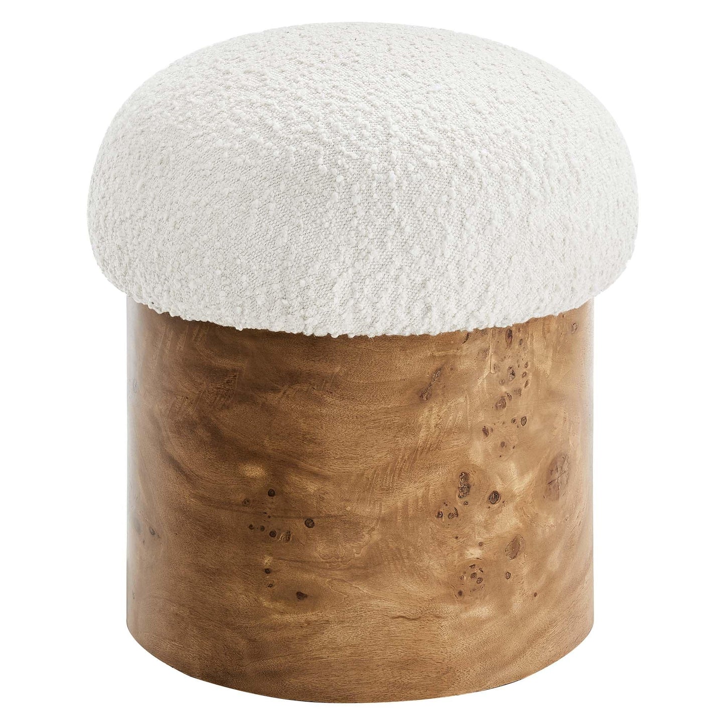 Breeze Boucle Upholstered Ottoman by Modway FredCo