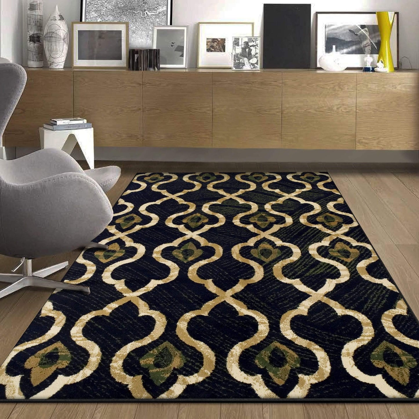 Brighton Mid-Century Trellis Rug FredCo