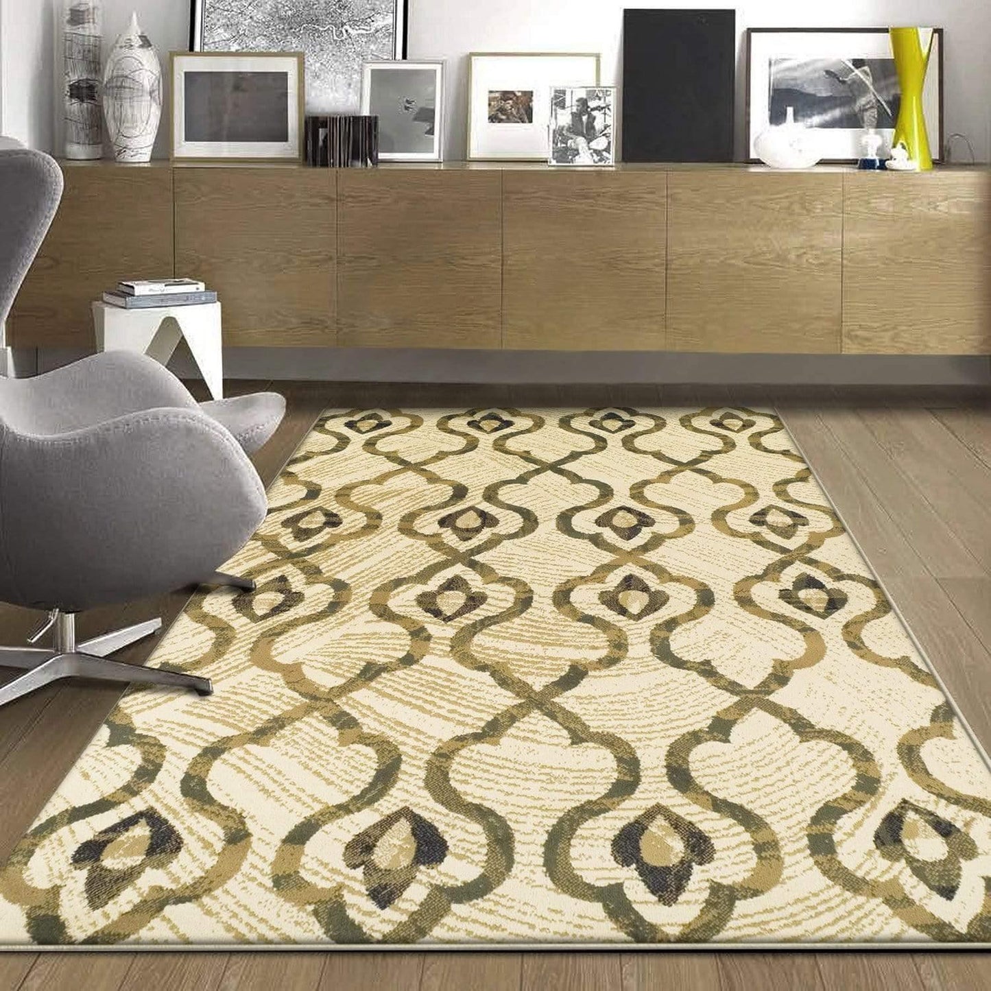 Brighton Mid-Century Trellis Rug FredCo