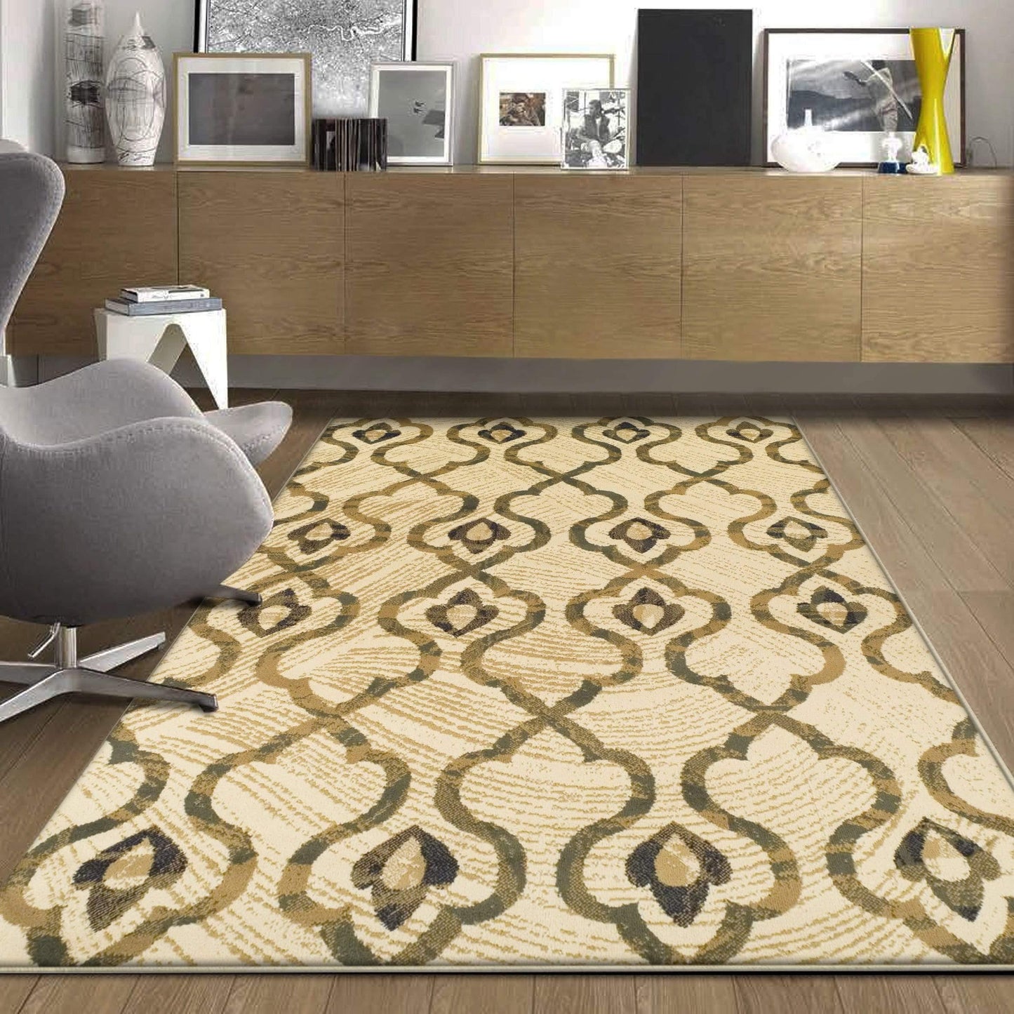 Brighton Mid-Century Trellis Rug FredCo