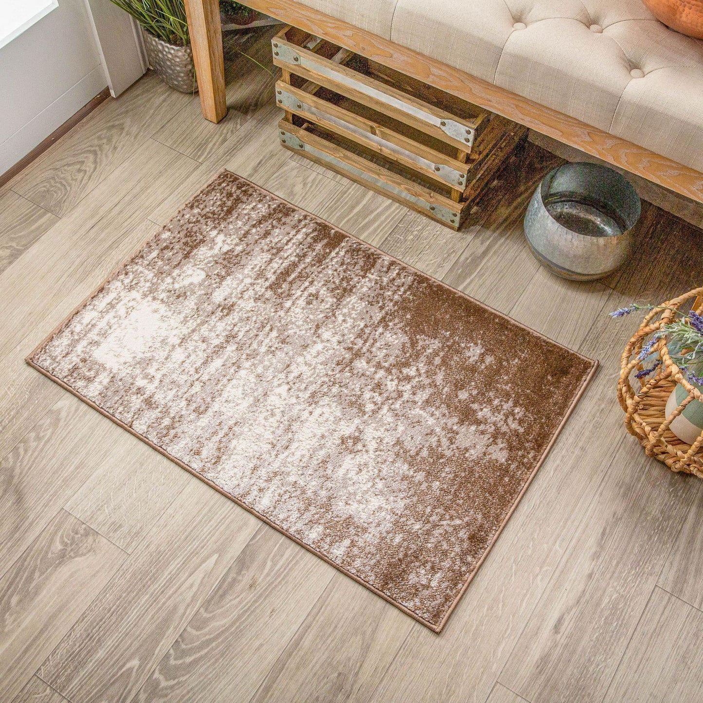 Briony Modern Floral Rug FredCo