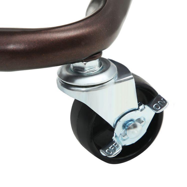Bronze Metal Rolling Cart 29 inch FredCo