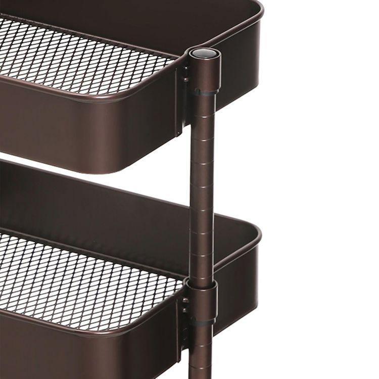 Bronze Metal Rolling Cart 29 inch FredCo