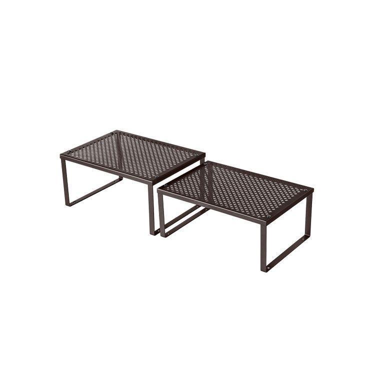 Brown Cabinet Shelf Organizer FredCo