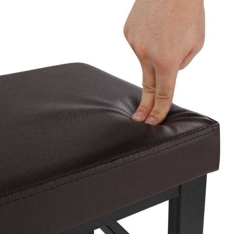 Brown Storage Shoe Bench FredCo
