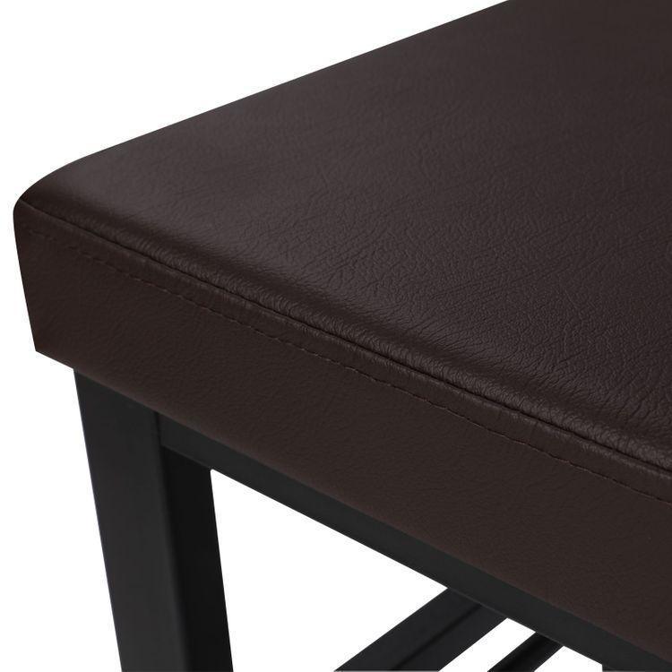 Brown Storage Shoe Bench FredCo