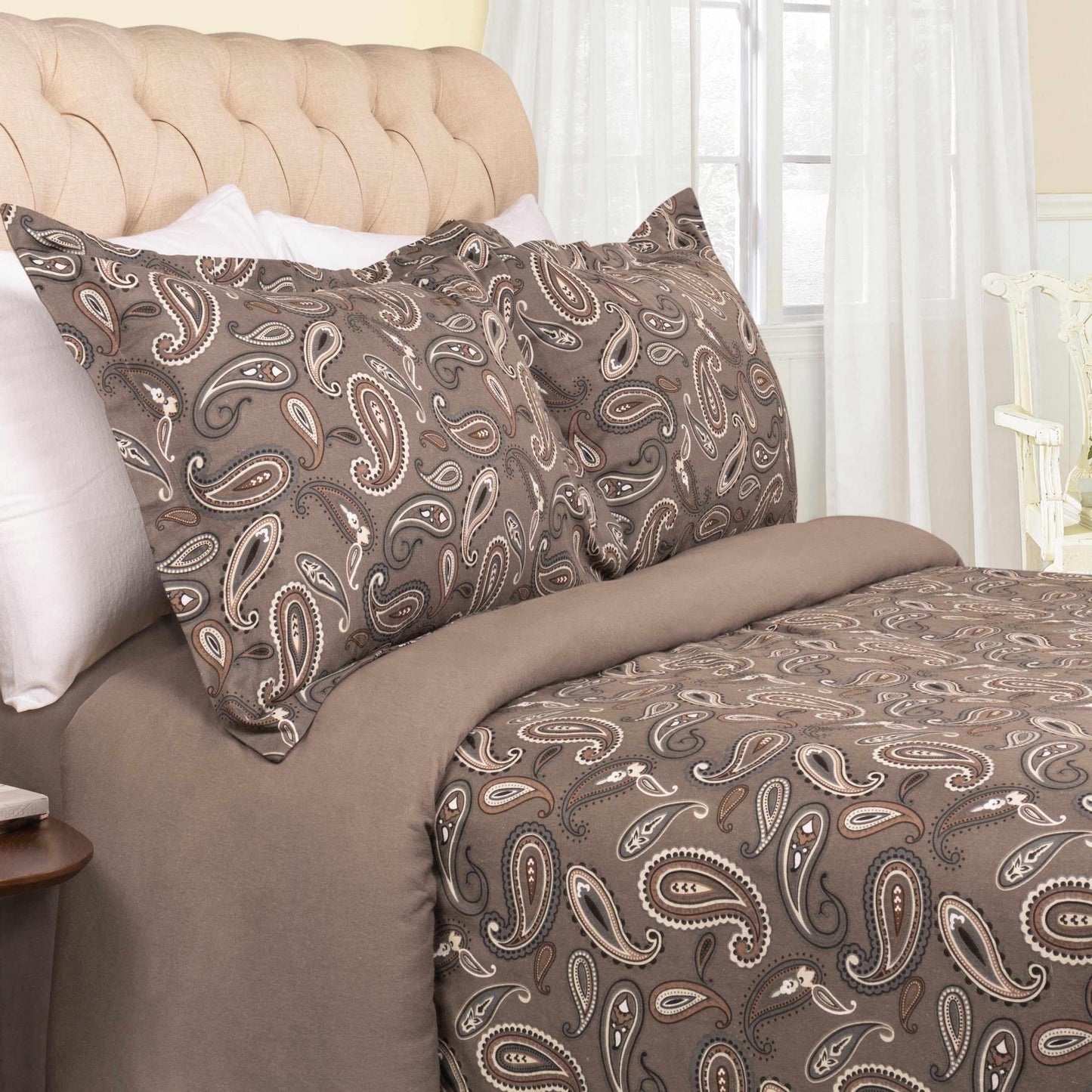 Brushed Cotton Flannel Pillowcase Set FredCo