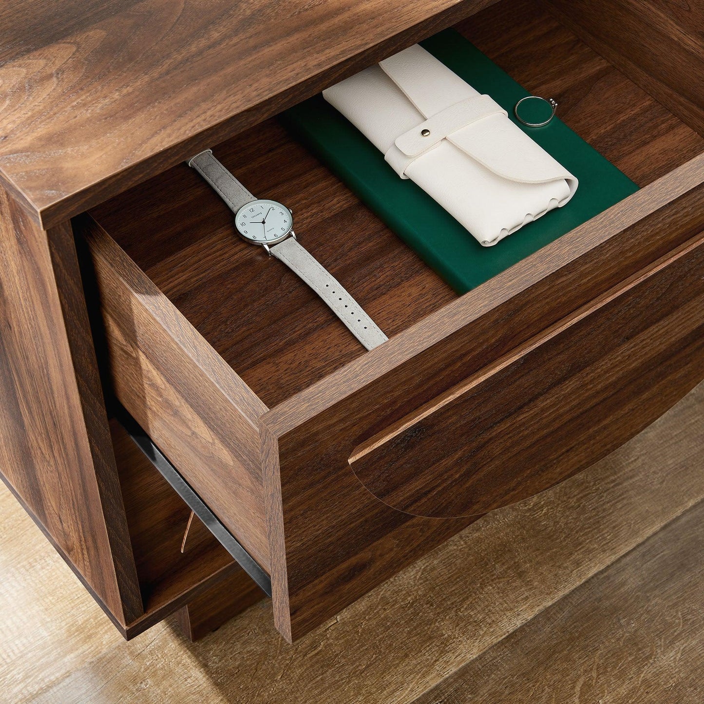 Bulwark 2-Drawer Nightstand by Modway FredCo