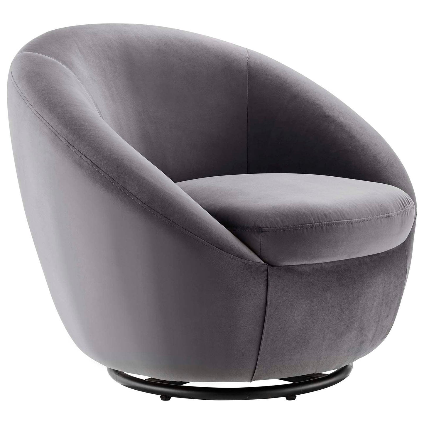Buttercup Performance Velvet Swivel Chair, EEI-5007 FredCo