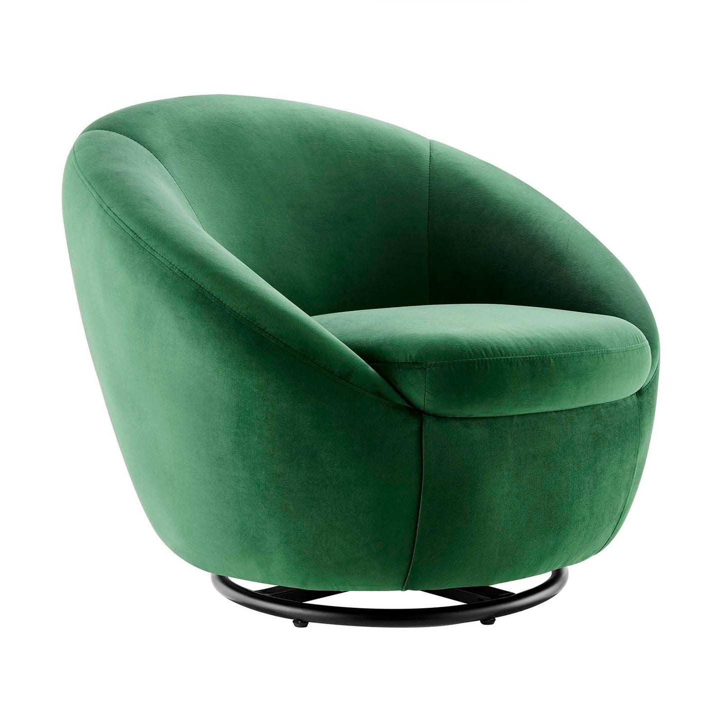 Buttercup Performance Velvet Swivel Chair, EEI-5007 FredCo