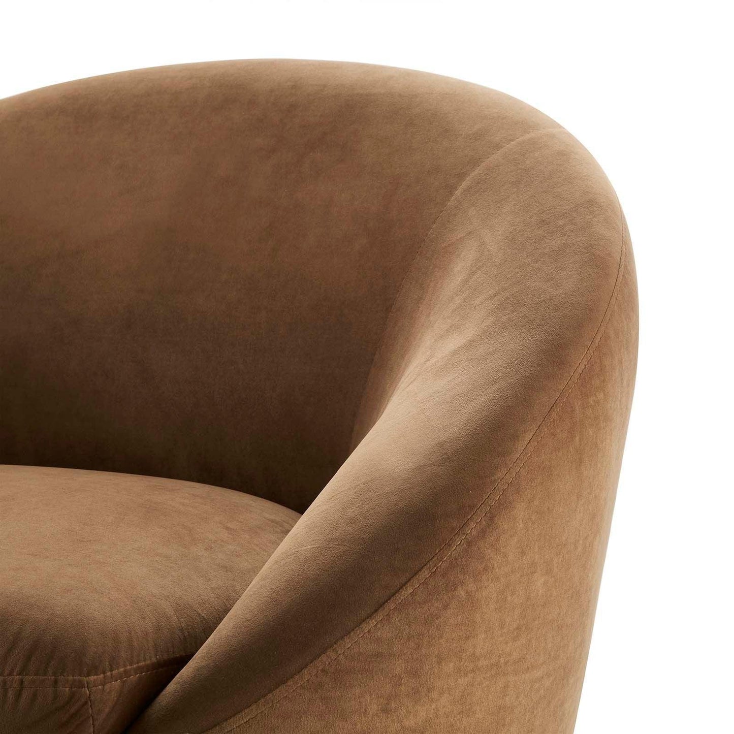 Buttercup Performance Velvet Swivel Chair, EEI-5007 FredCo