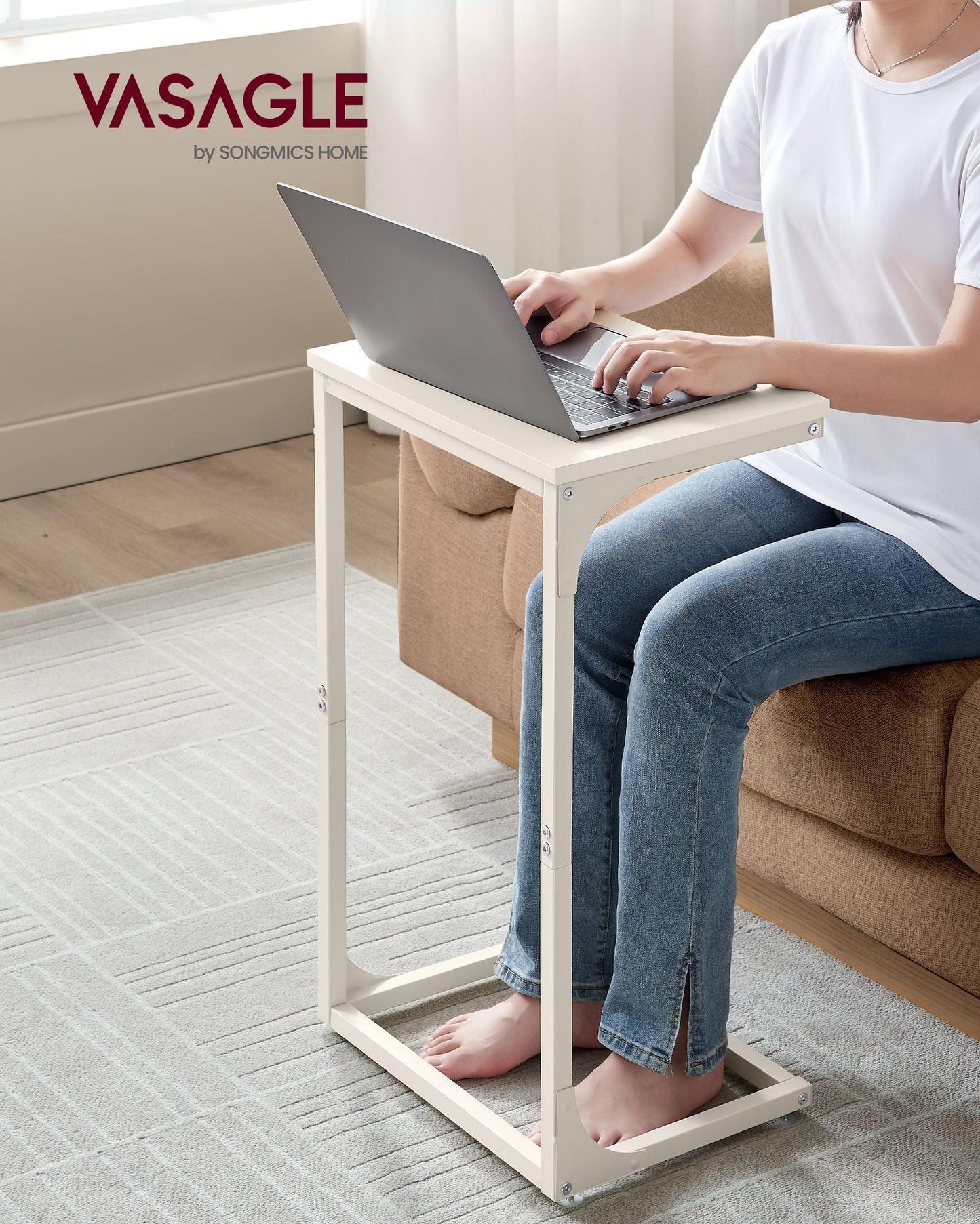 C-Shaped End Table FredCo