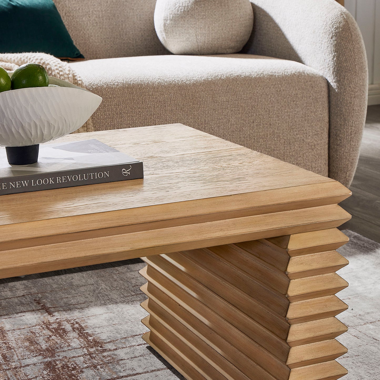 Canto Rectangular Stacked Design Coffee Table by Modway EEI-7348 FredCo