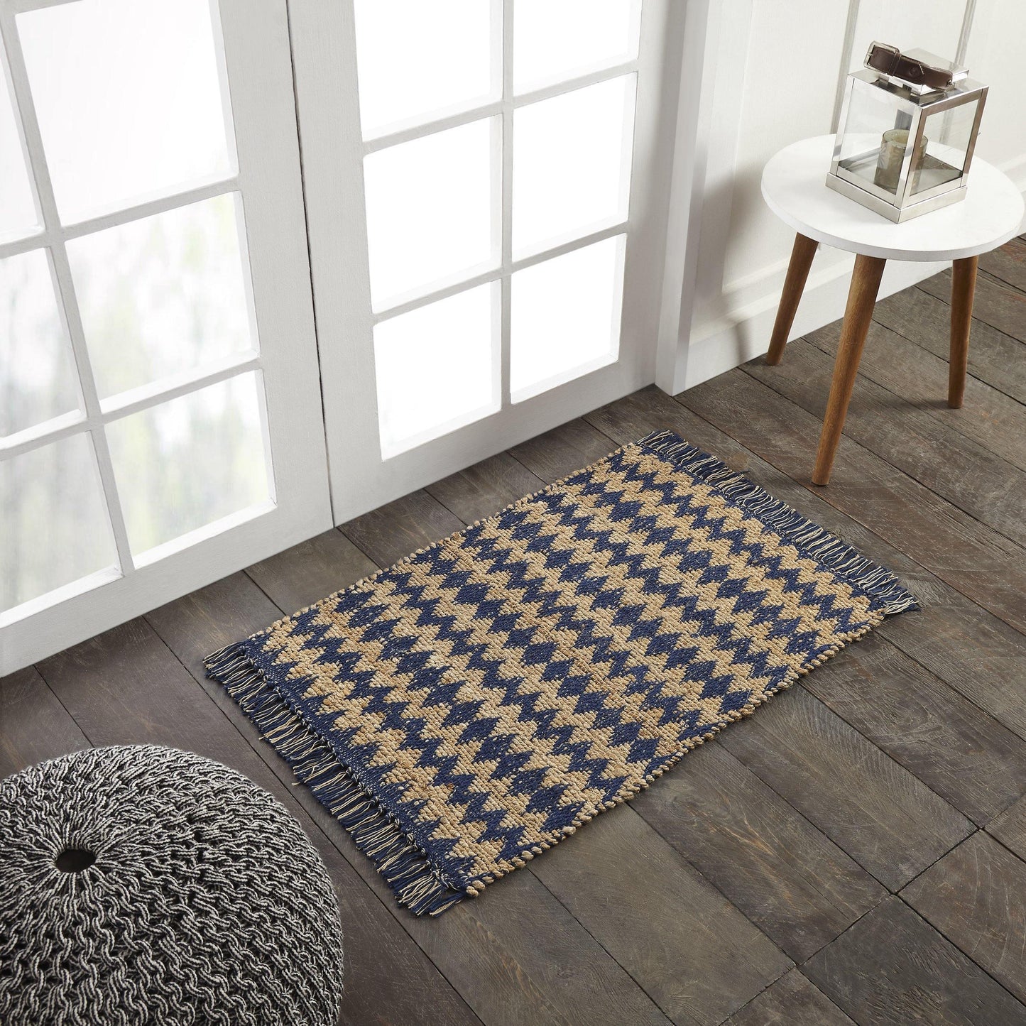 Chevron Eco-Friendly Hand Woven Jute Rug FredCo