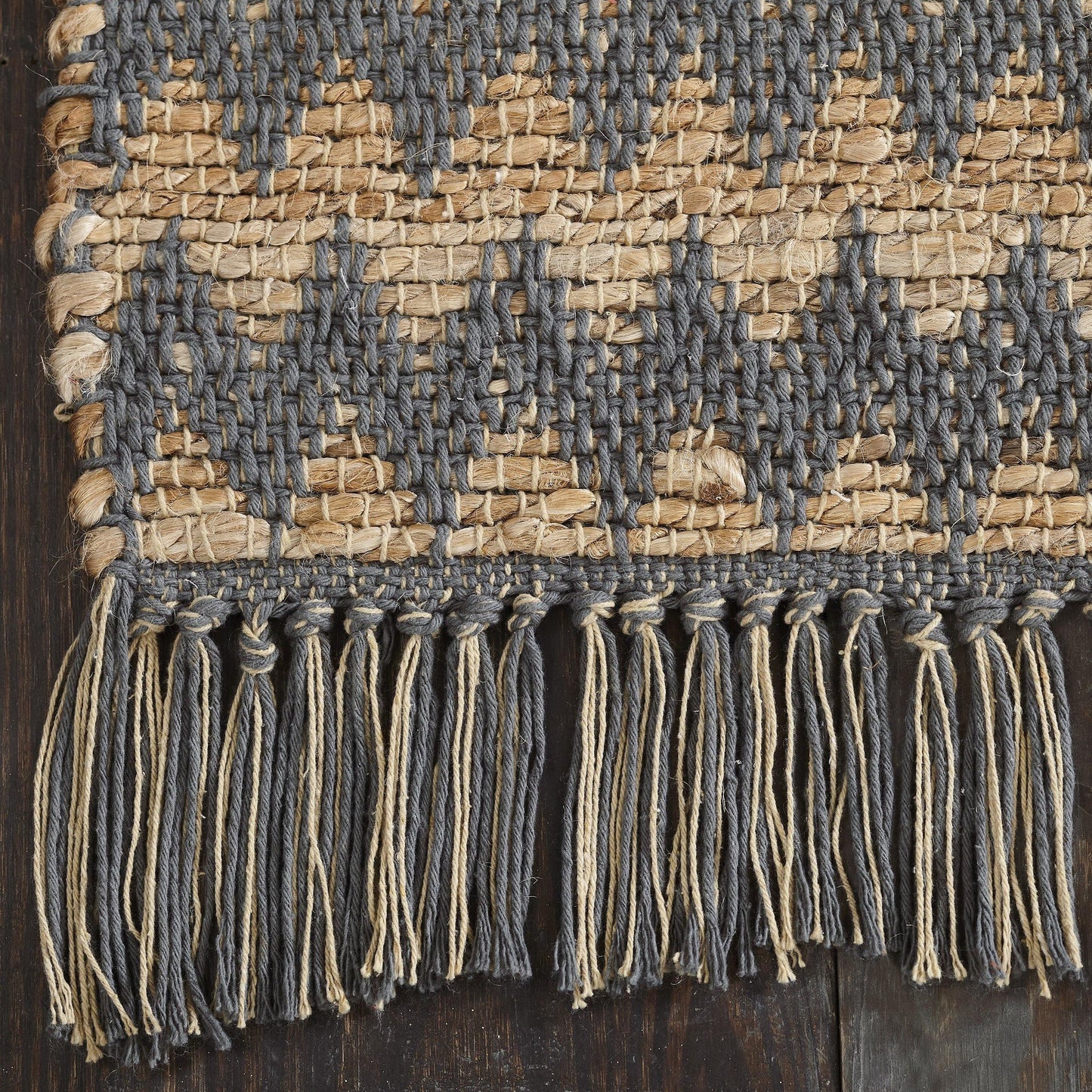 Chevron Eco-Friendly Hand Woven Jute Rug FredCo