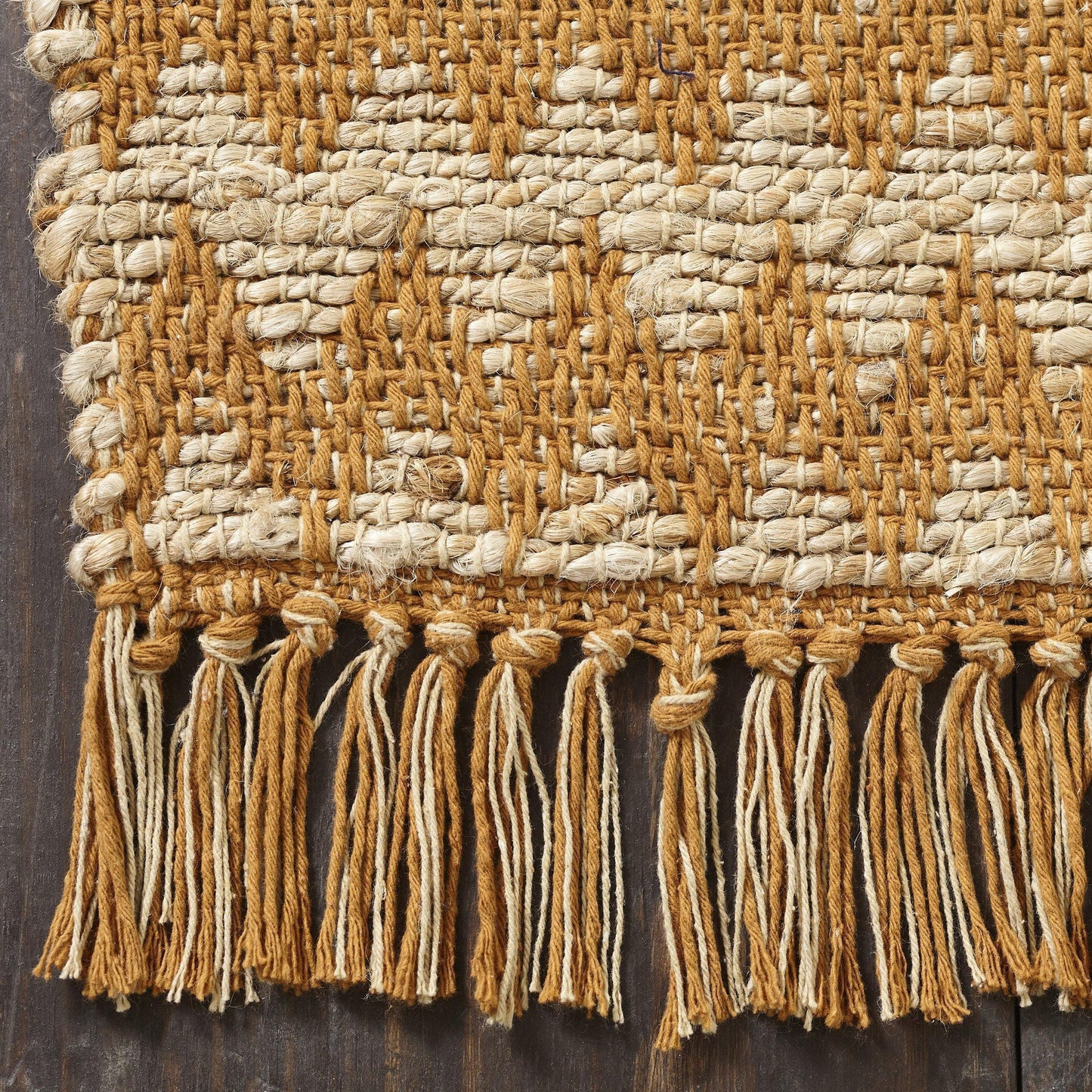 Chevron Eco-Friendly Hand Woven Jute Rug FredCo