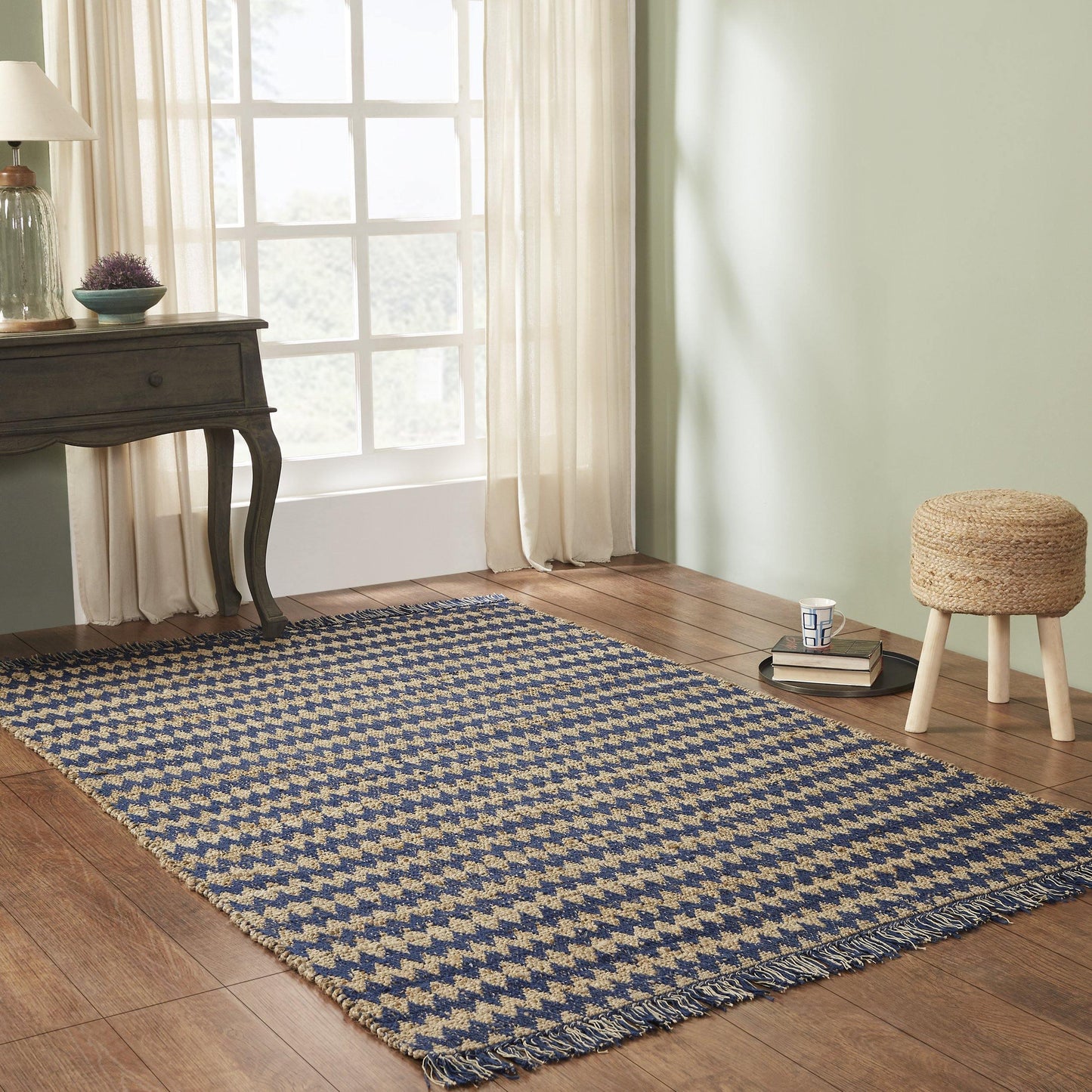 Chevron Eco-Friendly Hand Woven Jute Rug FredCo