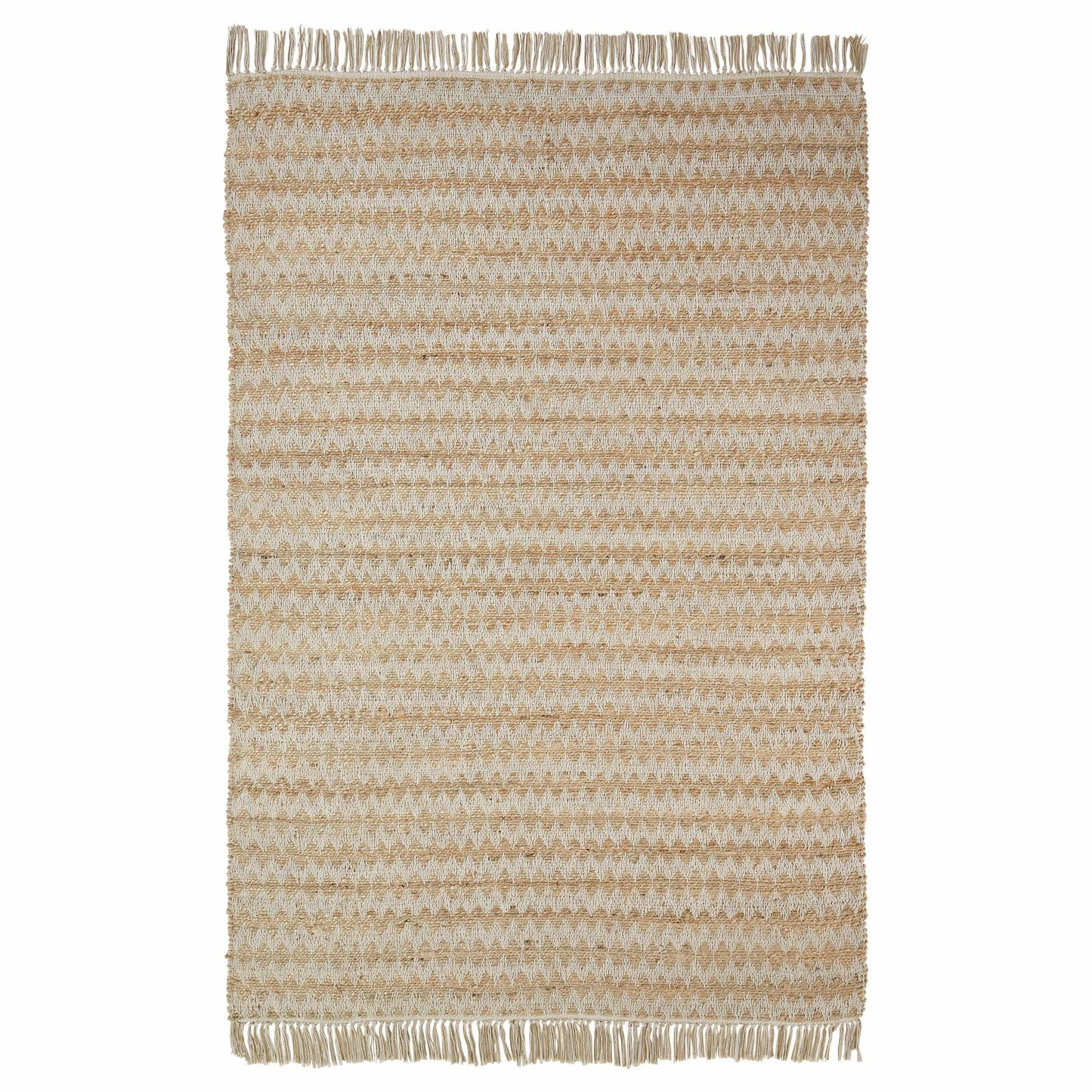 Chevron Eco-Friendly Hand Woven Jute Rug FredCo