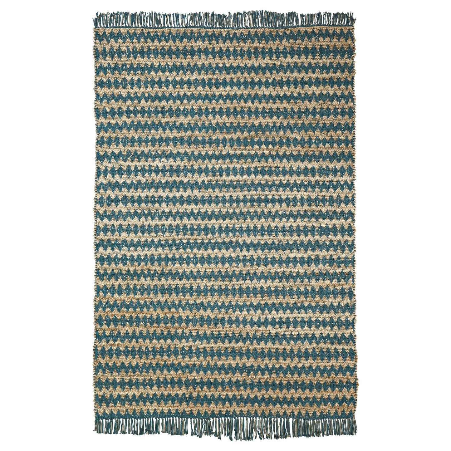 Chevron Eco-Friendly Hand Woven Jute Rug FredCo